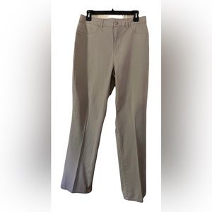 Cold Water Creek Classic Fit Pants, Tan, Size 12
